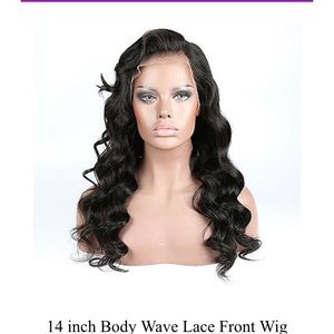 14”  brazillian body wave full lace frontal